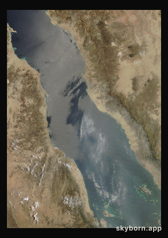 The Earth on 11 June 2026 · Red Sea