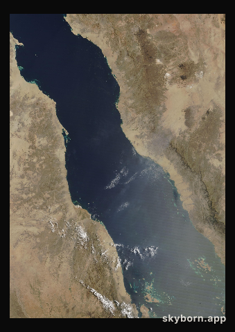 The Earth on 13 June 2026 · Red Sea