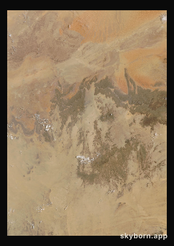 The Earth on 14 June 2026 · Sahara, Algeria