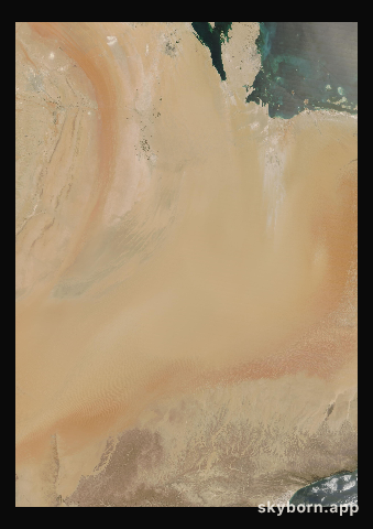 The Earth on 17 June 2026 · Empty Quarter, Arabia