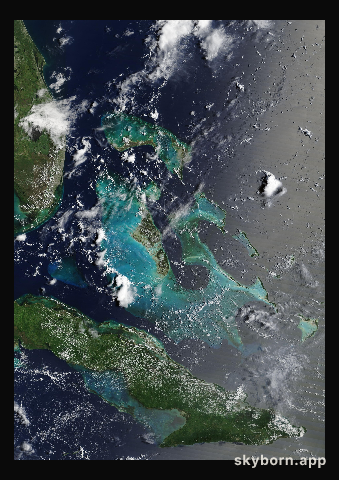 The Earth on 25 June 2026 · Bahamas