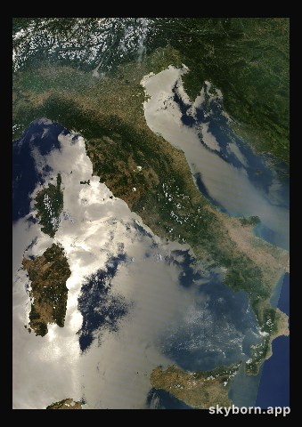 The Earth on 27 June 2026 · Italy and the Adriatic