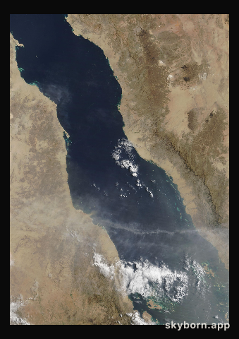 The Earth on 3 July 2026 · Red Sea