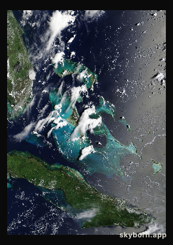 The Earth on 5 July 2026 · Bahamas
