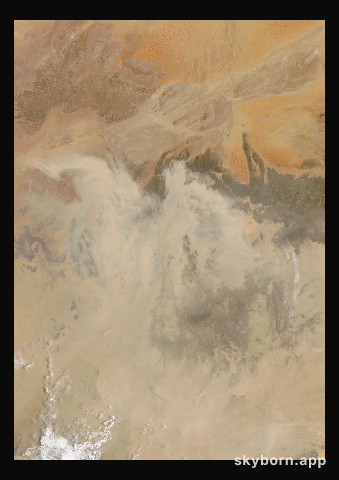 The Earth on 12 July 2026 · Sahara, Algeria