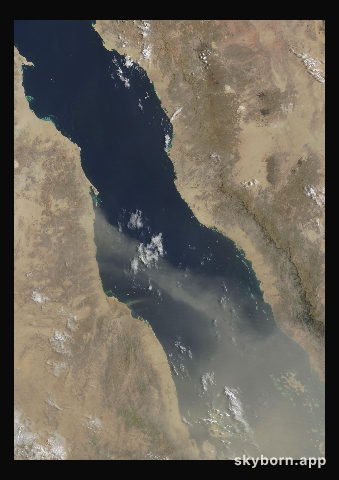 The Earth on 18 July 2026 · Red Sea