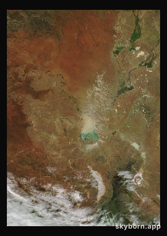 The Earth on 20 July 2026 · Lake Eyre, Australia