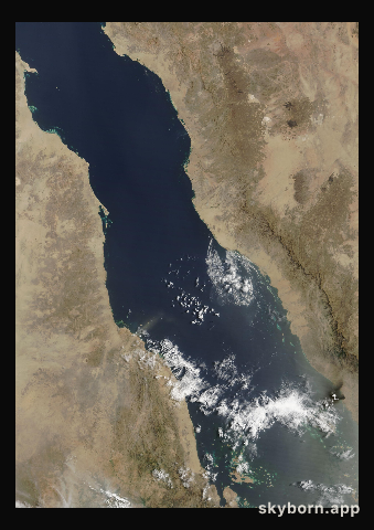 The Earth on 28 July 2026 · Red Sea