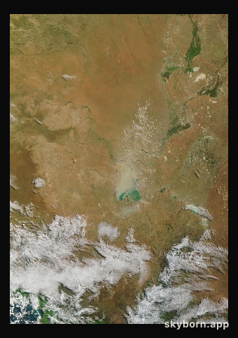The Earth on 29 July 2026 · Lake Eyre, Australia
