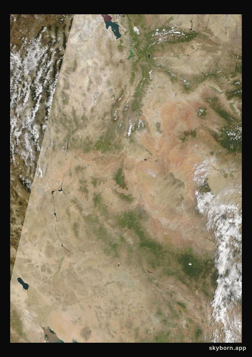 The Earth on 17 August 2026 · Colorado Plateau