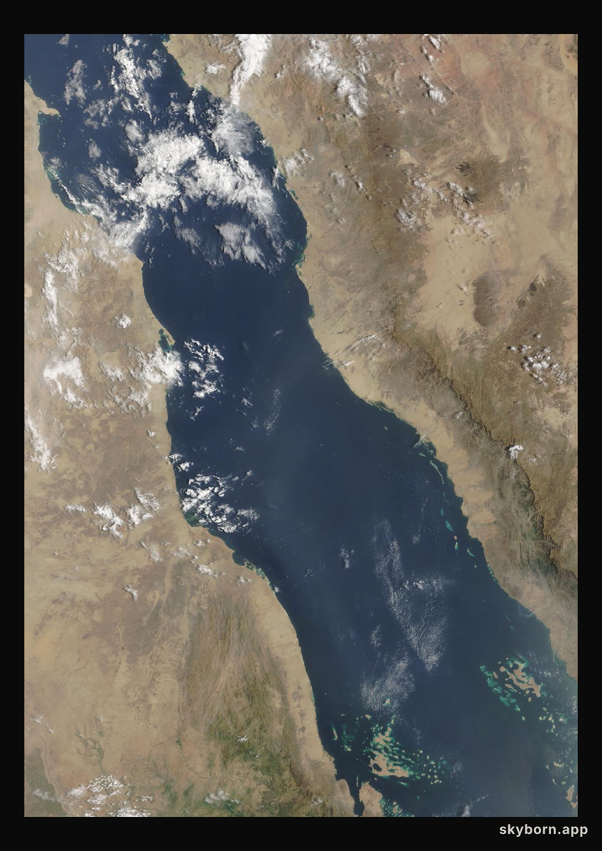 The Earth on 27 August 2026 · Red Sea