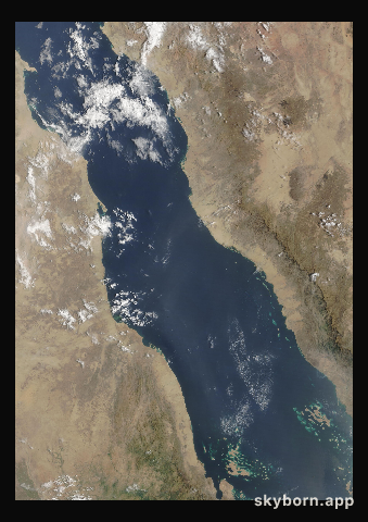 The Earth on 27 August 2026 · Red Sea