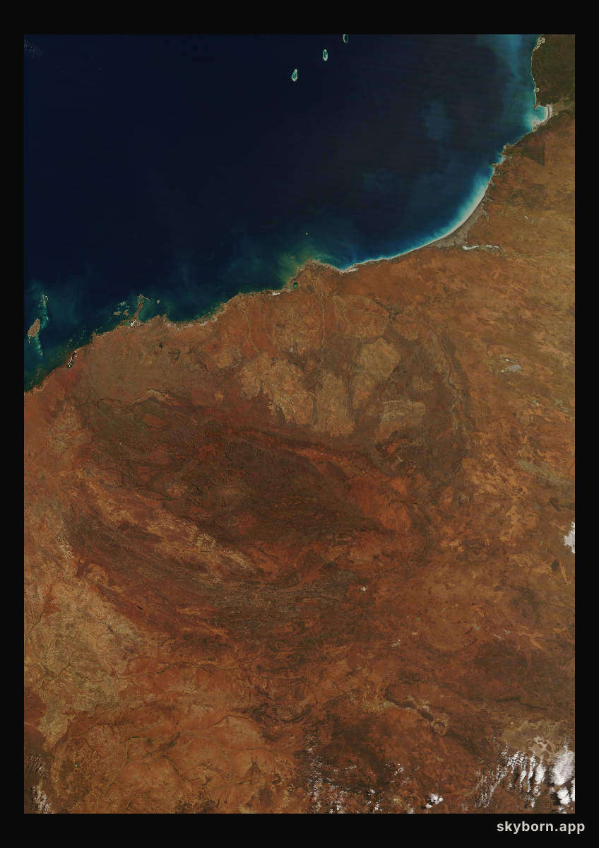 The Earth on 31 August 2026 · Pilbara, Western Australia