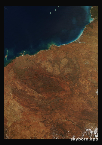 The Earth on 31 August 2026 · Pilbara, Western Australia