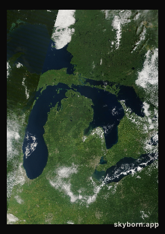The Earth on 6 September 2026 · Great Lakes