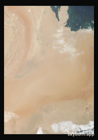The Earth on 7 September 2026 · Empty Quarter, Arabia