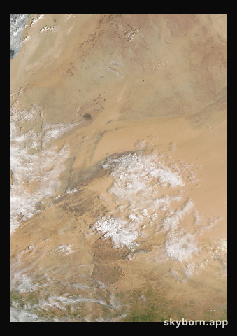 The Earth on 9 September 2026 · Eye of the Sahara, Mauritania