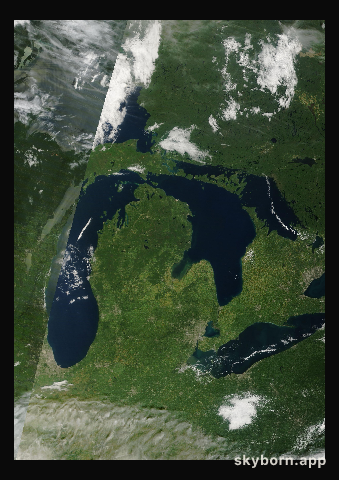 The Earth on 11 September 2026 · Great Lakes