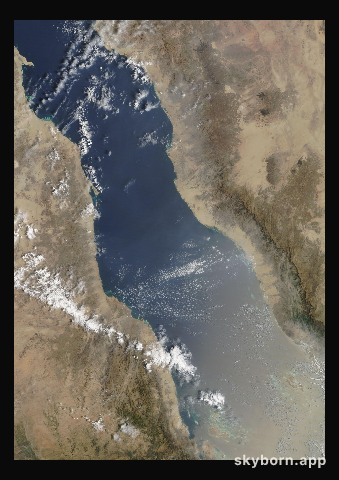 The Earth on 24 September 2026 · Red Sea