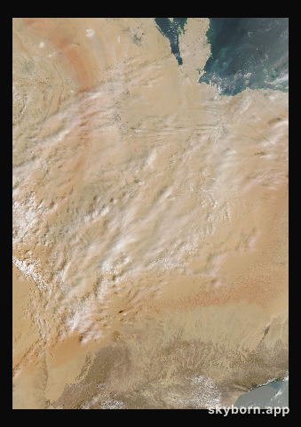 The Earth on 13 October 2026 · Empty Quarter, Arabia