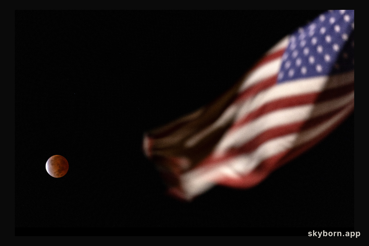 Partial eclipse of Beaver Moon 2021
