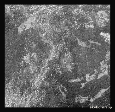 Venus - Volcanic features in Atla Region