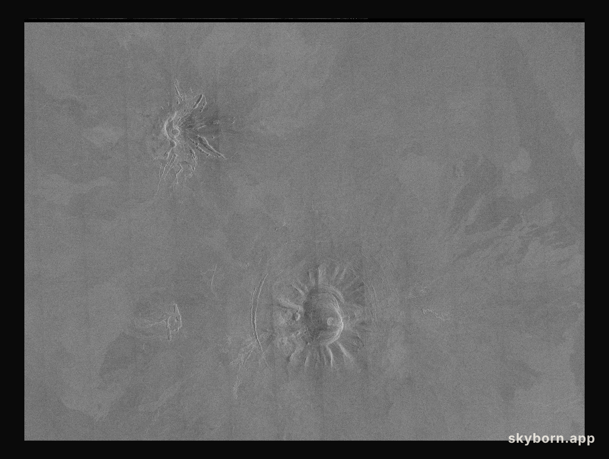Venus - Volcanic Domes East of Beta Regio