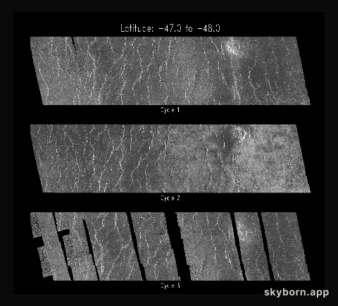 Venus - Cycle 1, 2, and 3 Images of Imdr Region