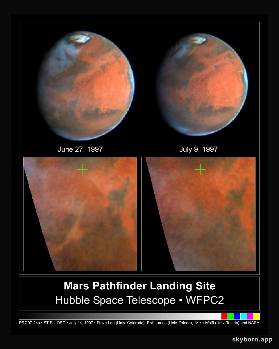 Decay of a Martian Dust Storm