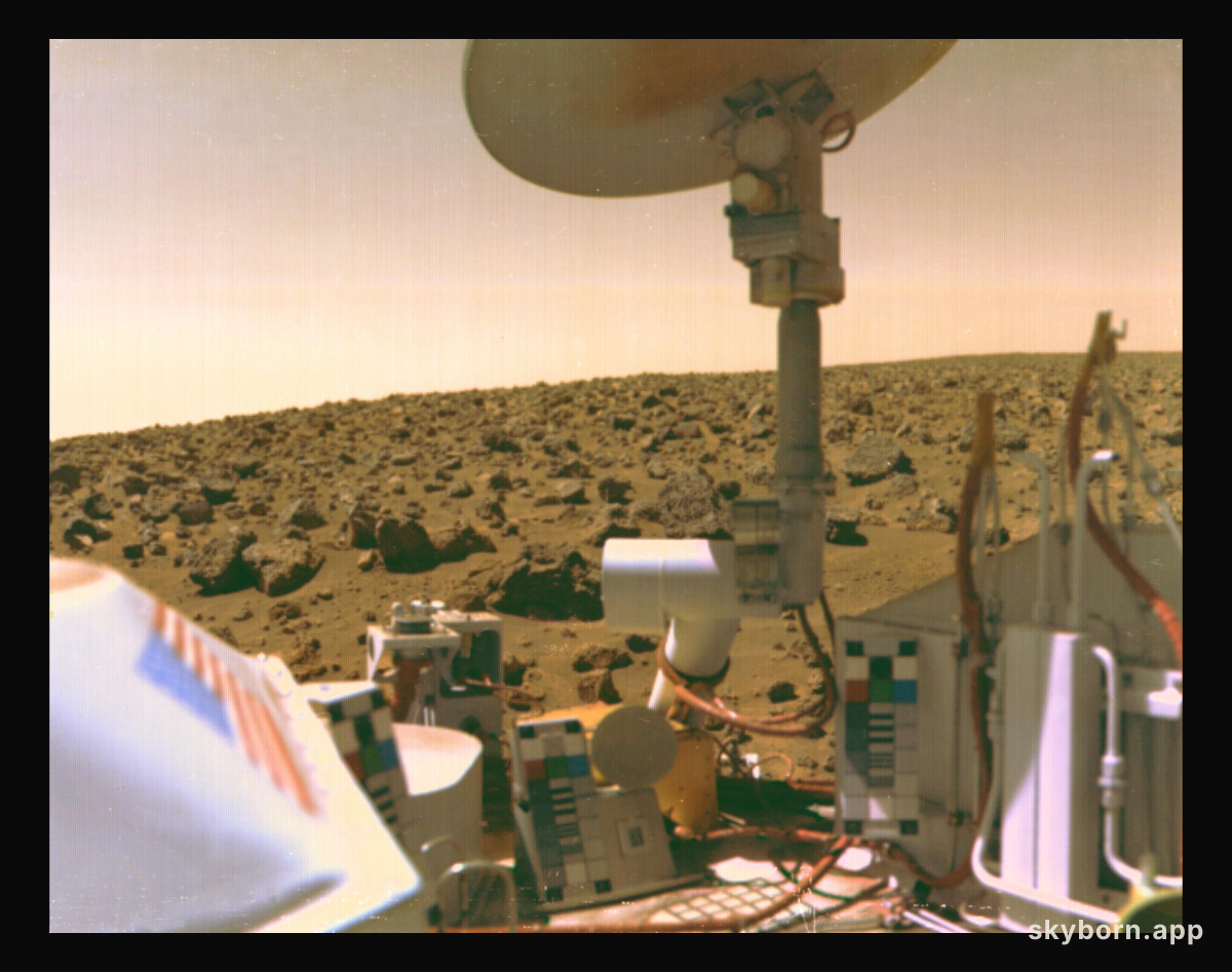 Viking 2 Image of Mars Utopian Plain