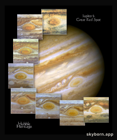 Hubble Views Ancient Storm in the Atmosphere of Jupiter - Montage