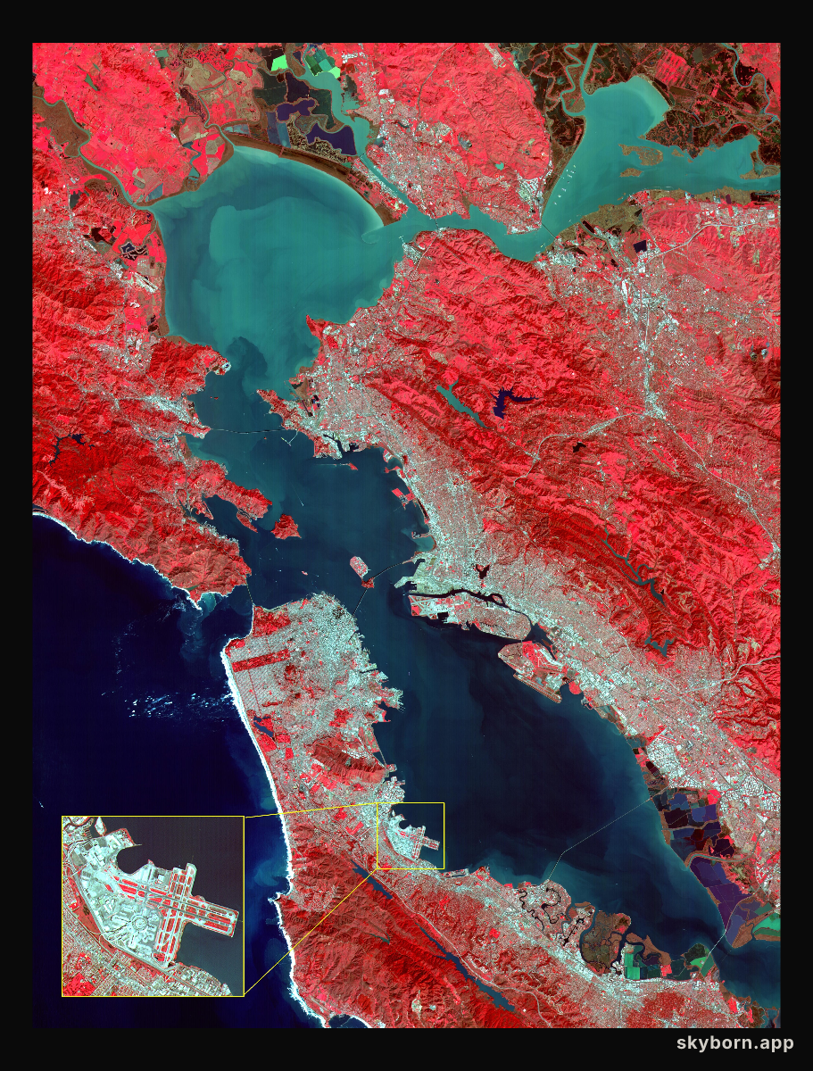 ASTER Images San Francisco Bay Area