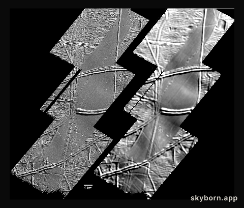 Folds on Europa