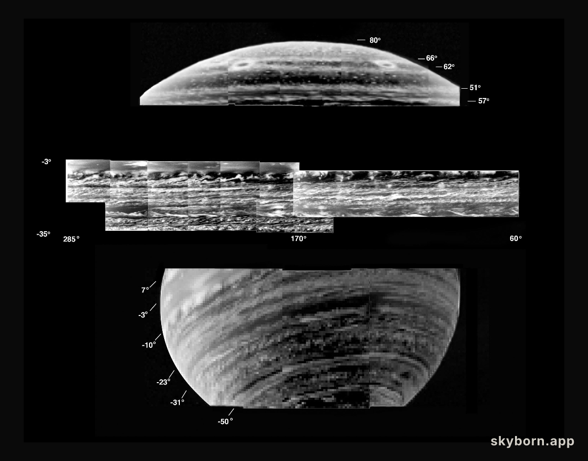 A Gallery of Views of Saturn Deep Clouds