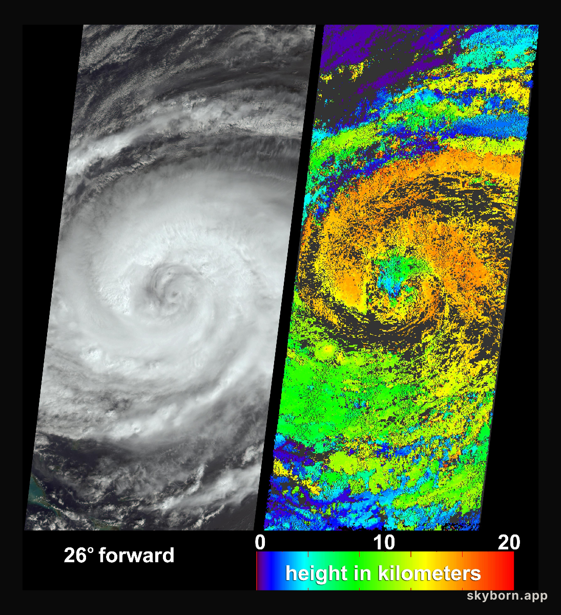 Hurricane Jeanne Cloud Height and Motion