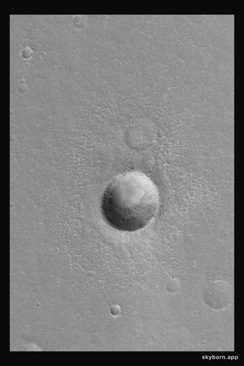Martian Meteor Crater