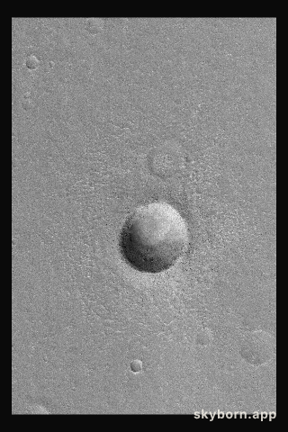 Martian Meteor Crater