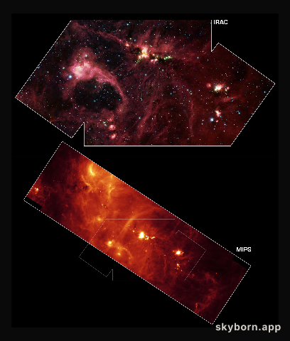 Star Formation in the DR21 Region B
