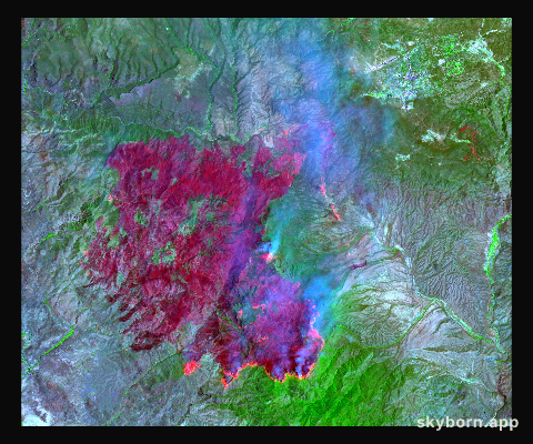 Willow Fire Near Payson, Arizona