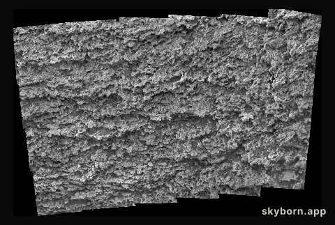 Close-up of Keystone on Methuselah Outcrop