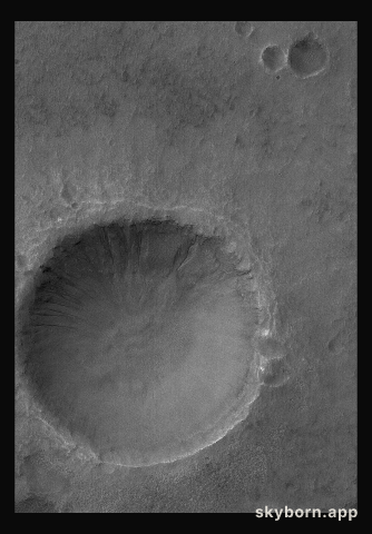 Gullied Crater