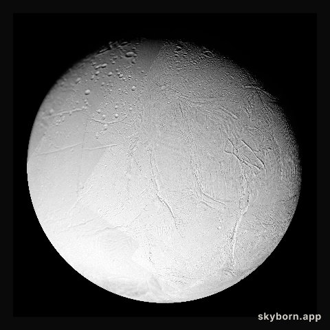 Enceladus: Trailing Hemisphere