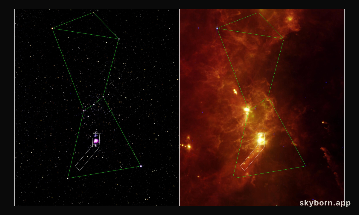 Infrared Spotlight on Orion Sword