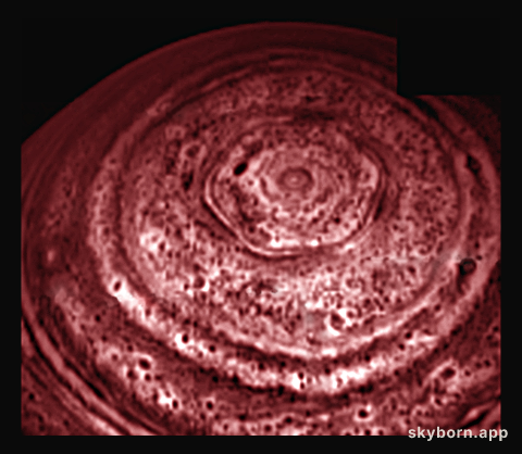 Saturn Active North Pole