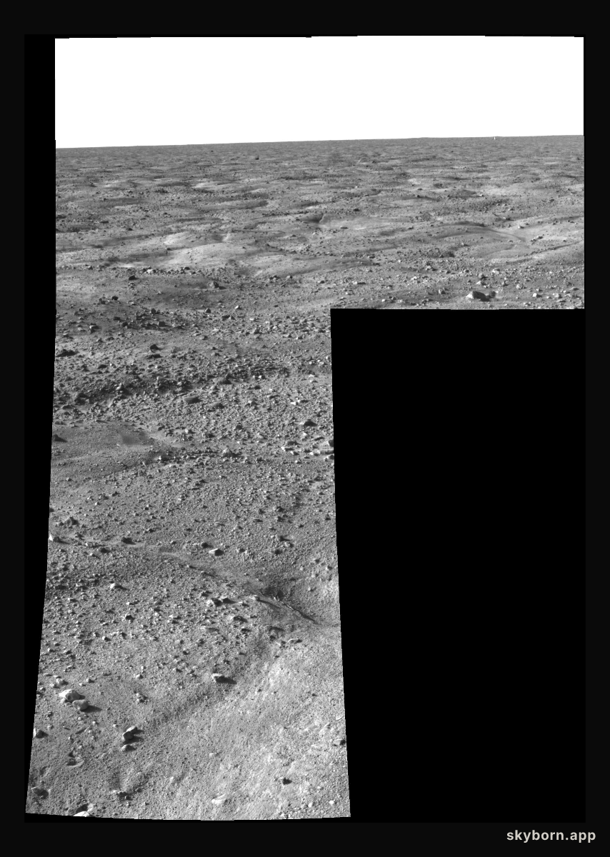 First Look at Martian Arctic Plains