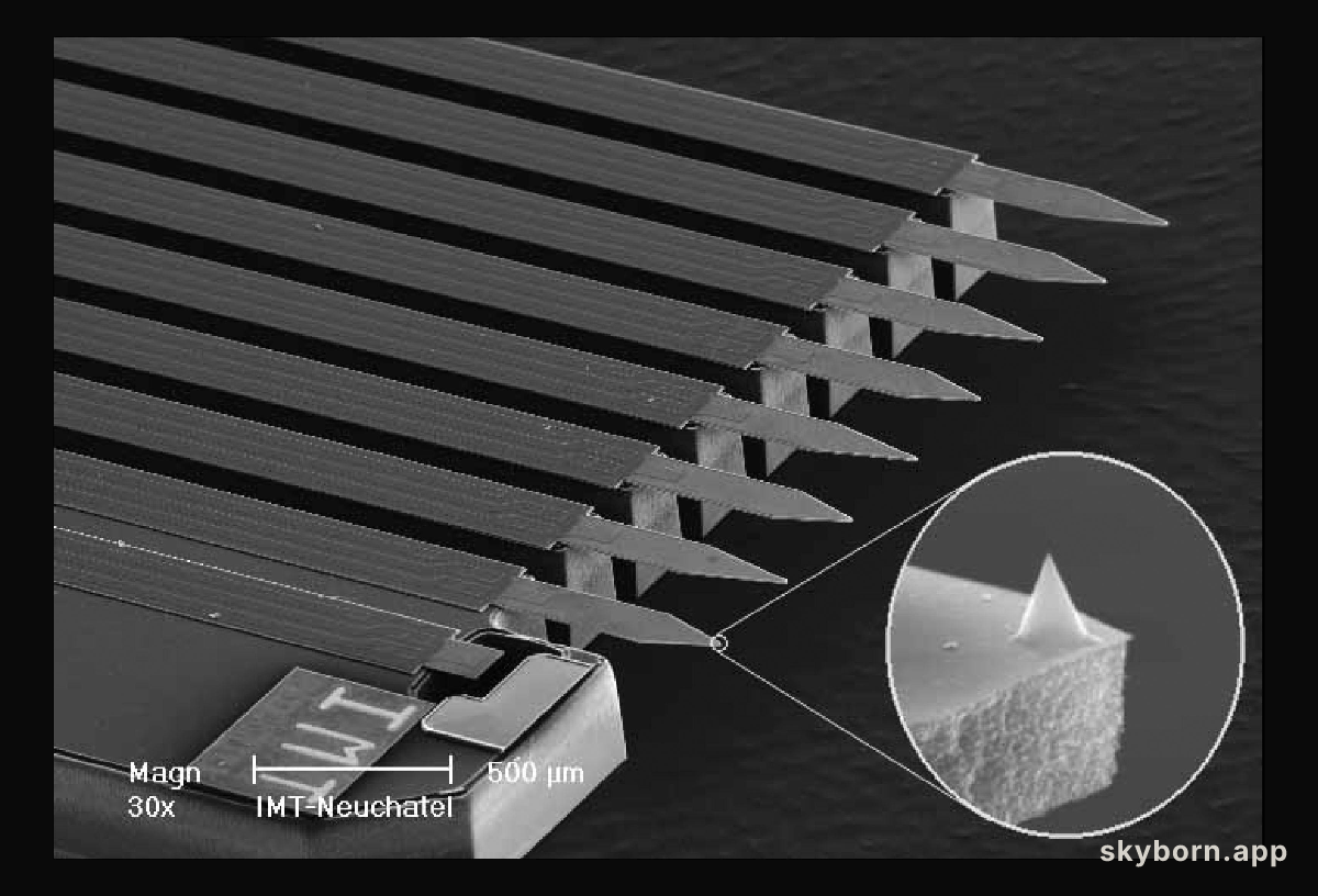 Sharp Tips on the Atomic Force Microscope