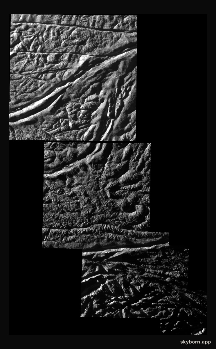 Baghdad and Cairo Sulci on Enceladus