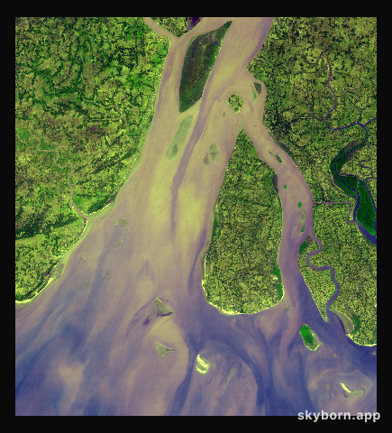 Hugli River Delta, India