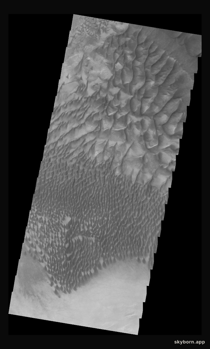 Russell Crater Dunes VIS