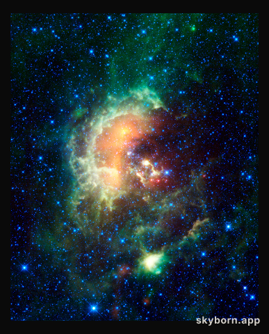 Asteroid Caught Marching Across Tadpole Nebula